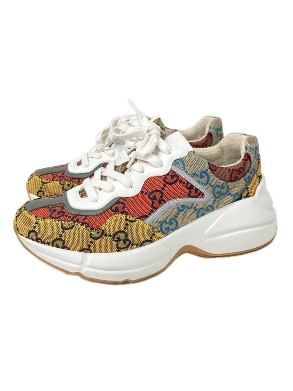 Gucci GG Rhyton Canvas Sneakers